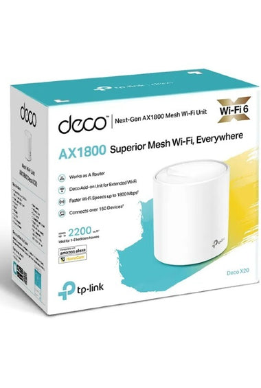 Router Mesh TP-Link Deco X20 AX1800 1 Unidad