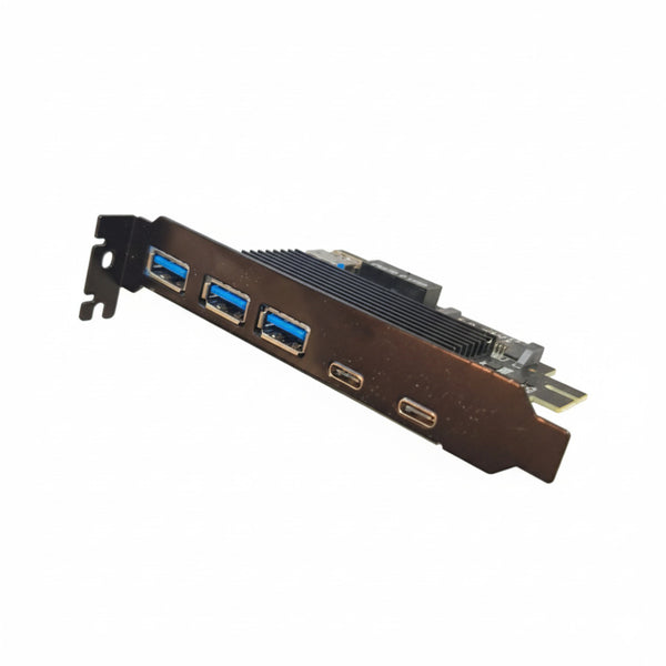 Hub Interno Rocketek HC425 USB 3.0 3 Puertos + 2 USB 3.1