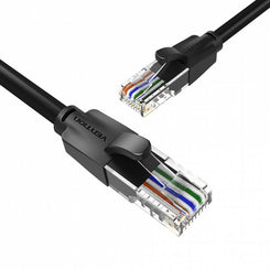Patchcord Vention BLACK 1M CAT6 IBEBF