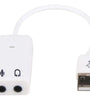 Tarjeta de sonido USB 5H con cable Roditec
