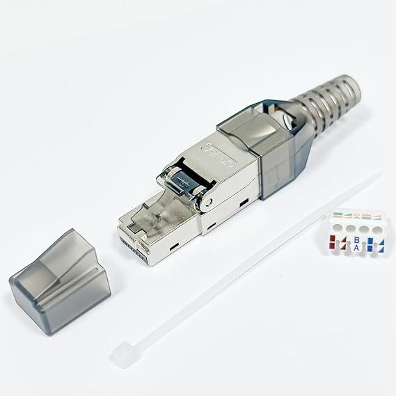 Conector RJ45 Industrial campo a presión Cat6A Vention IDIH0