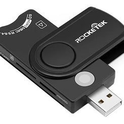 Lector de Cédula de Identidad Rocketek RT-SCR10 c/Lector