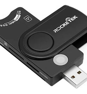 Lector de Cédula de Identidad Rocketek RT-SCR10 c/Lector