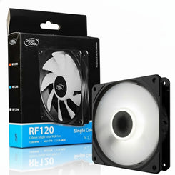 Fan Cooler Gamer Deepcool RF-120WH 12 x 12 cm Blanco