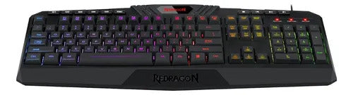 Teclado Gamer Red Dragon Harpe Pro RGB