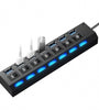 Hub USB 2.0 7 Puertos con Llave