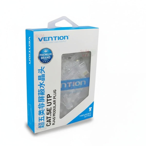 Conector RJ45 CAT5E IDBR0-10 Pack x 10 Vention