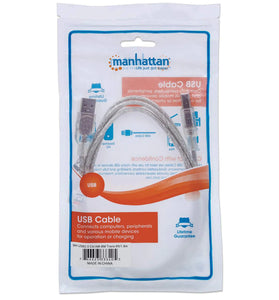 Cable USB Impresora A/B 1.8 mts Manhattan