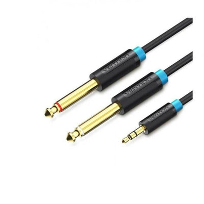 Cable Audio TRS 3.5 a dual 6.35 M/M1.5 Mts. BACBG Vention