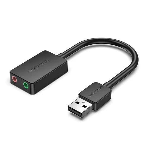 Tarjeta de sonido USB Vention 0.15 Mts. con cable cdyb0