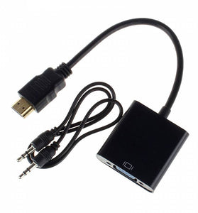 Adaptador HDMI M a VGA H c/audio Roditec