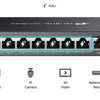 Switch TP-Link DS110GMP 10 Puertos Gigabit 8 POE