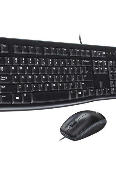 Teclado y Mouse Logitech Cableado MK120