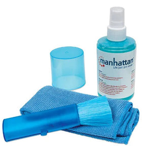 Limpiador LCD Manhattan 200ml c/paño y cepillo