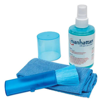 Limpiador LCD Manhattan 200ml c/paño y cepillo