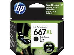 Cartucho HP 667XL Negro