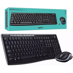 Teclado y Mouse Logitech Inalambrico MK270
