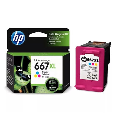 Cartucho HP 667XL Color