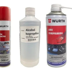 Kit Limpieza PC Wurth Aire comprimido + Limpia contactos