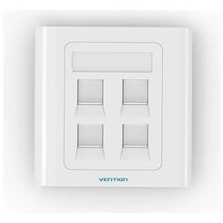 Tapa Faceplate Cuadrado Cuadruple IFCW0 Vention