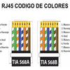 Conector RJ45 Pass trough CAT 6A 100 unidades BLINDADO