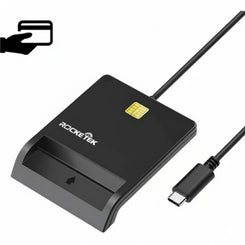 Lector de Cédula de Identidad Rocketek RT-SCR1 Chato USB-C