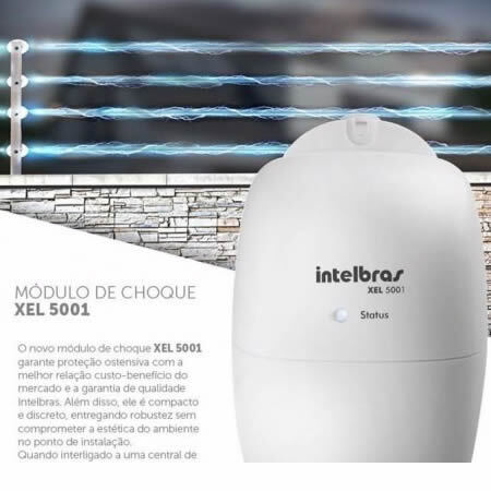 Central Cerca eléctrica Intelbras Módulo de  Choque ZEL 5001