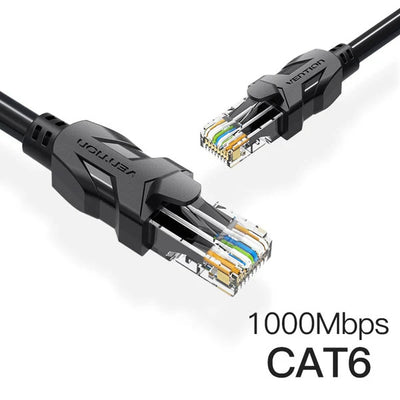 Patchcord Vention BLACK 35Mts. CAT6 IBEBU