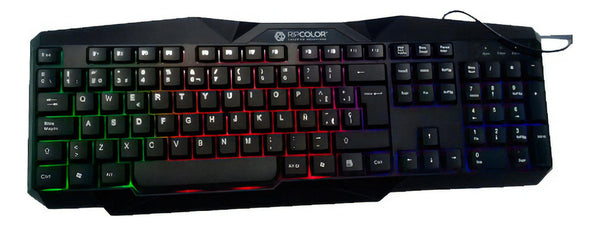 Teclado Rip Color Gaming C0401U USB Ultra Delgado