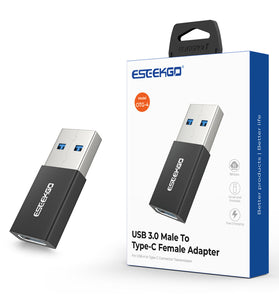 Adaptador USB A 3.0 Macho a USB C Hembra