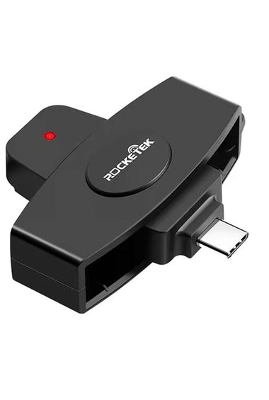 Lector de Cédula de Identidad Rocketek CSCR3 USB C