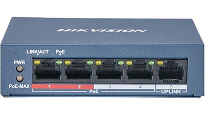 Switch Hikvision DS-3E0105P-E 4 Bocas PoE