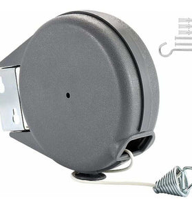 Tendedero Ropa Extensible Retractil con clip 15 hasta 15 m