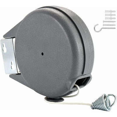 Tendedero Ropa Extensible Retractil con clip 15 hasta 15 m