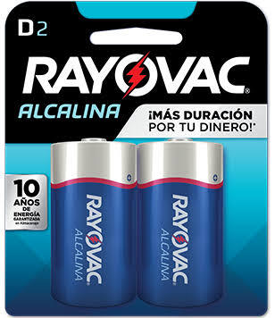 Pila D RAYOVAC X2