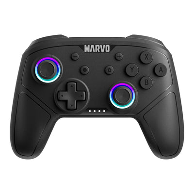 Gamepad Inalámbrico Marvo GT-80 Multiplataforma Vibración
