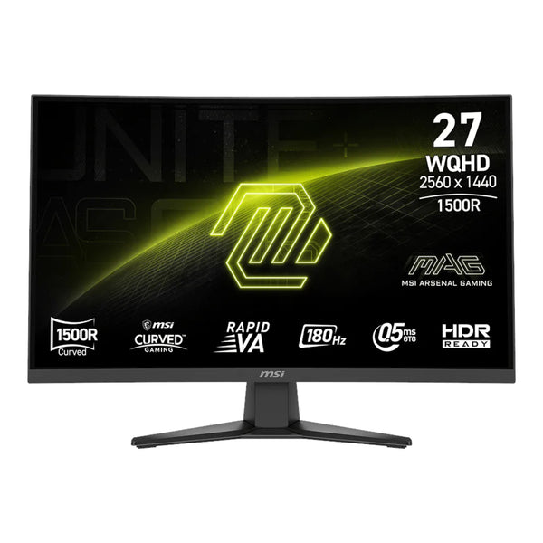 Monitor Gaming Msi 27" Curvo Mag 275CQF E18  1440p 180hz 0.5ms