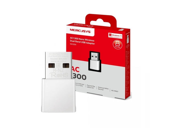 Tarjetas de Red  Inalámbrica Mercusys MA30N
