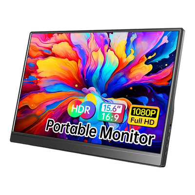 Monitor Portable WCV Pm1563 15,6'' 1080p Soporte Integrado