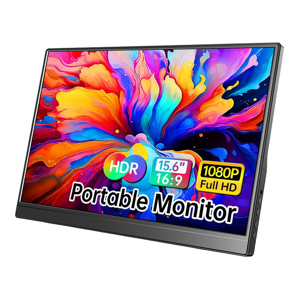 Monitor Portable WCV Pm1563 15,6'' 1080p Soporte Integrado