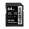 Memoria SDXC Lexar Silver Plus 64GB UHS-I U3 V30