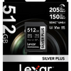 Memoria SDXC Lexar Silver Plus 512GB UHS-I U3 V30