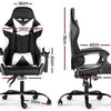 Silla Gamer ROM Negro/Blanco Reclinable