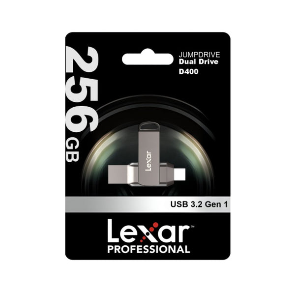 Pendrive Lexar JumpDrive D400 256GB USB 3.2 Dual