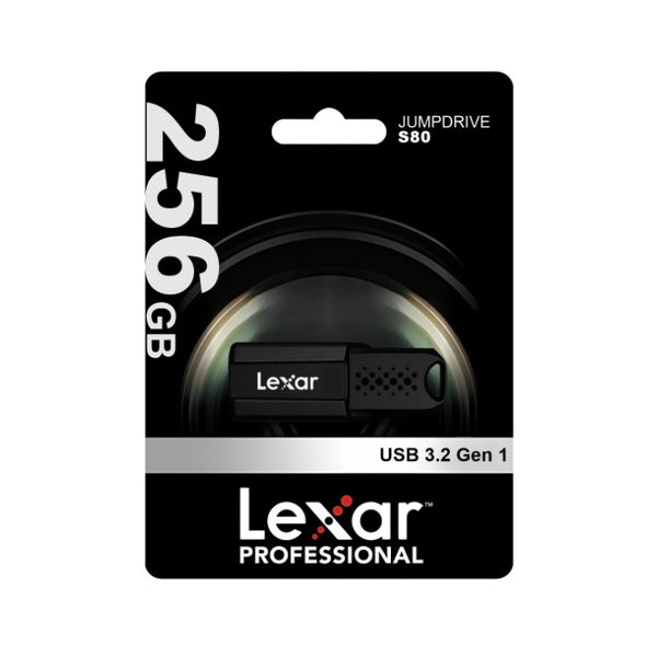 Pendrive Lexar JumpDrive S80 256GB USB 3.2 Retráctil