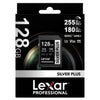 Memoria SDXC Lexar Silver Plus 128GB UHS-I U3 V30