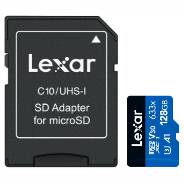 Memoria microSDXC Lexar 128GB 633x UHS-I Blue