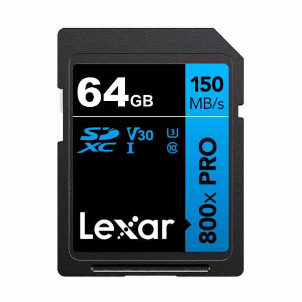 Memoria SDXC Lexar 800X Pro 64GB 150MB/s Blue