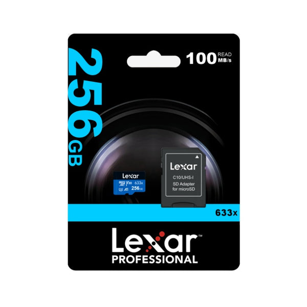 Memoria microSDXC Lexar 256GB 633x UHS-I Blue