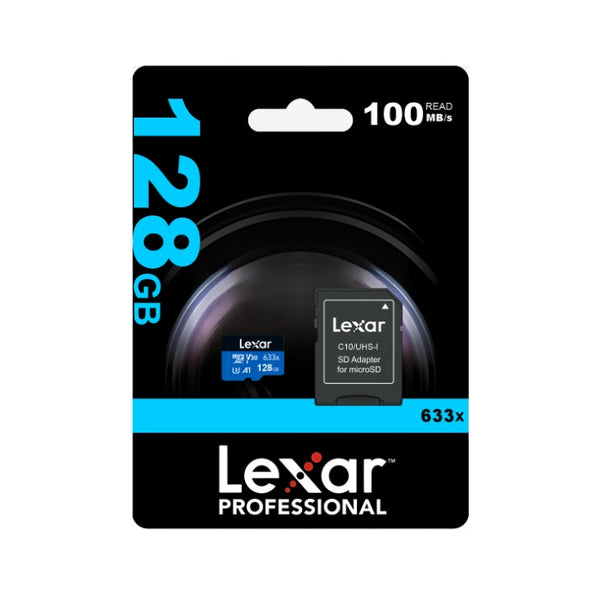 Memoria microSDXC Lexar 128GB 633x UHS-I Blue
